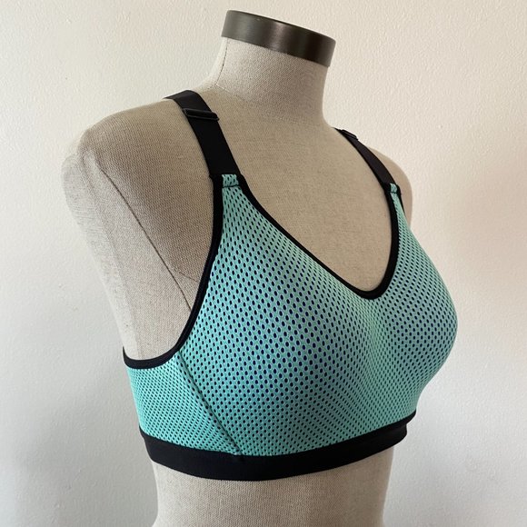 Victoria's Secret VSX Blue Sports Bra 34 B - Picture 3 of 8